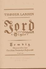 Jord af Thøger Larsen