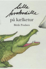 Lille krokodille på kælketur af Birde Poulsen