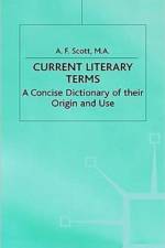 Current Literary Terms af A.F. Scott