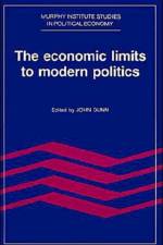 The Economic Limits to Modern Politics