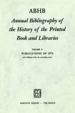 ABHB Annual Bibliography of the History of the Printed Book and Libraries