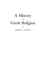 A History of Greek Religion af Martin P. Nilsson