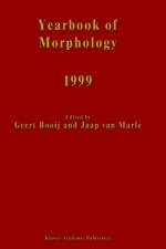 Yearbook of Morphology 1999