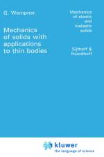 Mechanics of Solids with Applications to Thin Bodies af G. Wempner