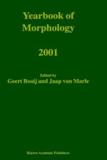 Yearbook of Morphology 2001