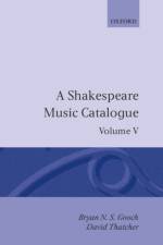 A Shakespeare Music Catalogue: Volume V af Bryan N. S. (Professor in the Department of English Gooch