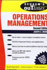 Schaum's Outline of Operations Management af Joseph Monks