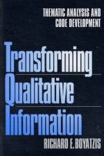 Transforming Qualitative Information af Richard E. Boyatzis
