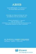 ABHB Annual Bibliography of the History of the Printed Book and Libraries