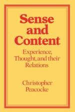 Sense and Content af Christopher Peacocke