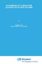 Handbook of Tables for Elliptic-Function Filters af K.L. Su