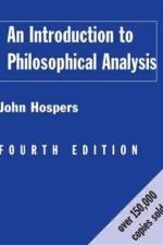 An Introduction to Philosophical Analysis af John Hospers