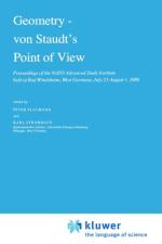 Geometry - von Staudt's Point of View