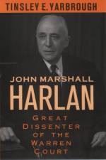 John Marshall Harlan af Tinsley E. (Professor of Political Science Yarbrough