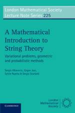 A Mathematical Introduction to String Theory af Sergio (Ruhr-Universitat Albeverio