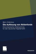 Die Aufloesung Von Aktienfonds af Bjoern Zollenkop