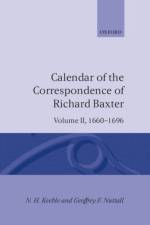 Calendar of the Correspondence of Richard Baxter: Volume II: 1660-1696