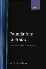 The Foundations of Ethics af Sir W. David Ross