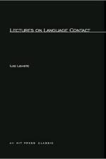 Lectures on Language Contact af Ilse Lehiste