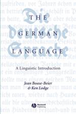 The German Language af Jean (University of East Anglia) Boase-Beier