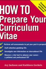 How to Prepare Your Curriculum Vitae af Acy Jackson
