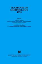 Yearbook of Morphology 1993
