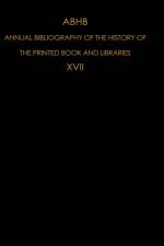 ABHB Annual Bibliography of the History of the Printed Book and Libraries