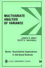 Multivariate Analysis of Variance af James H. Bray