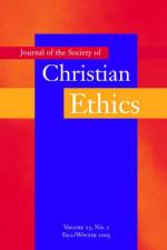 Journal of the Society of Christian Ethics