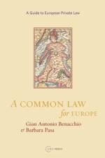 A Common Law for Europe af Barbara Pasa