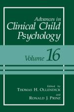 Advances in Clinical Child Psychology