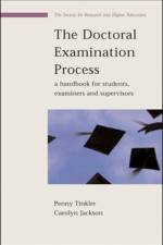 The Doctoral Examination Process: A Handbook for Students, Examiners and Supervisors af Penny Tinkler