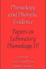 Phonology and Phonetic Evidence