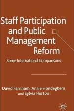 Staff Participation and Public Management Reform