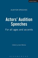 Actors' Audition Speeches