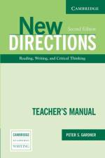 New Directions Teacher's Manual af Peter S. (Berklee College of Music Gardner