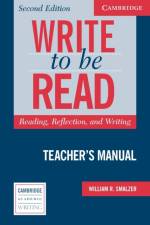 Write to be Read Teacher's Manual af William R. Smalzer