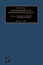 Advances in the Management of Organizational Quality