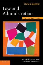 Law and Administration af Carol (London School of Economics and Political Science) Harlow