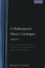 A Shakespeare Music Catalogue: Volume I af Bryan N. S. (Professor in the Department of English Gooch