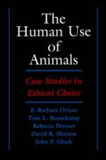 The Human Use of Animals