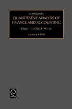 Advances in Quantitative Analysis of Finance and Accounting