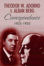 Correspondence 1925-1935 af Theodor W. (The Frankfurt School) Adorno