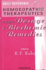 Daily Reference Homoeopathic Therapeutics