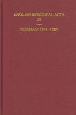 English Episcopal Acta 29 af Philippa (The Borthwick Institute of Historical Research Hoskin