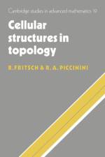 Cellular Structures in Topology af Rudolf (Ludwig-Maximilians-Universitat Munchen) Fritsch