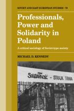 Professionals, Power and Solidarity in Poland af Michael D. Kennedy