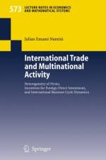 International Trade and Multinational Activity af Julian Emami Namini