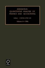 Advances in quantitative analysis of finance and accounting