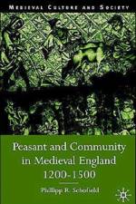 Peasant and Community in Medieval England, 1200-1500 af P. Schofield